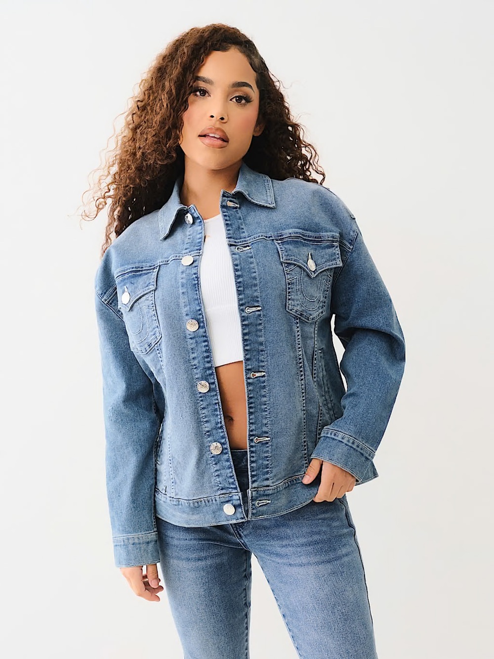 True Religion Denim Shacket Super T XL